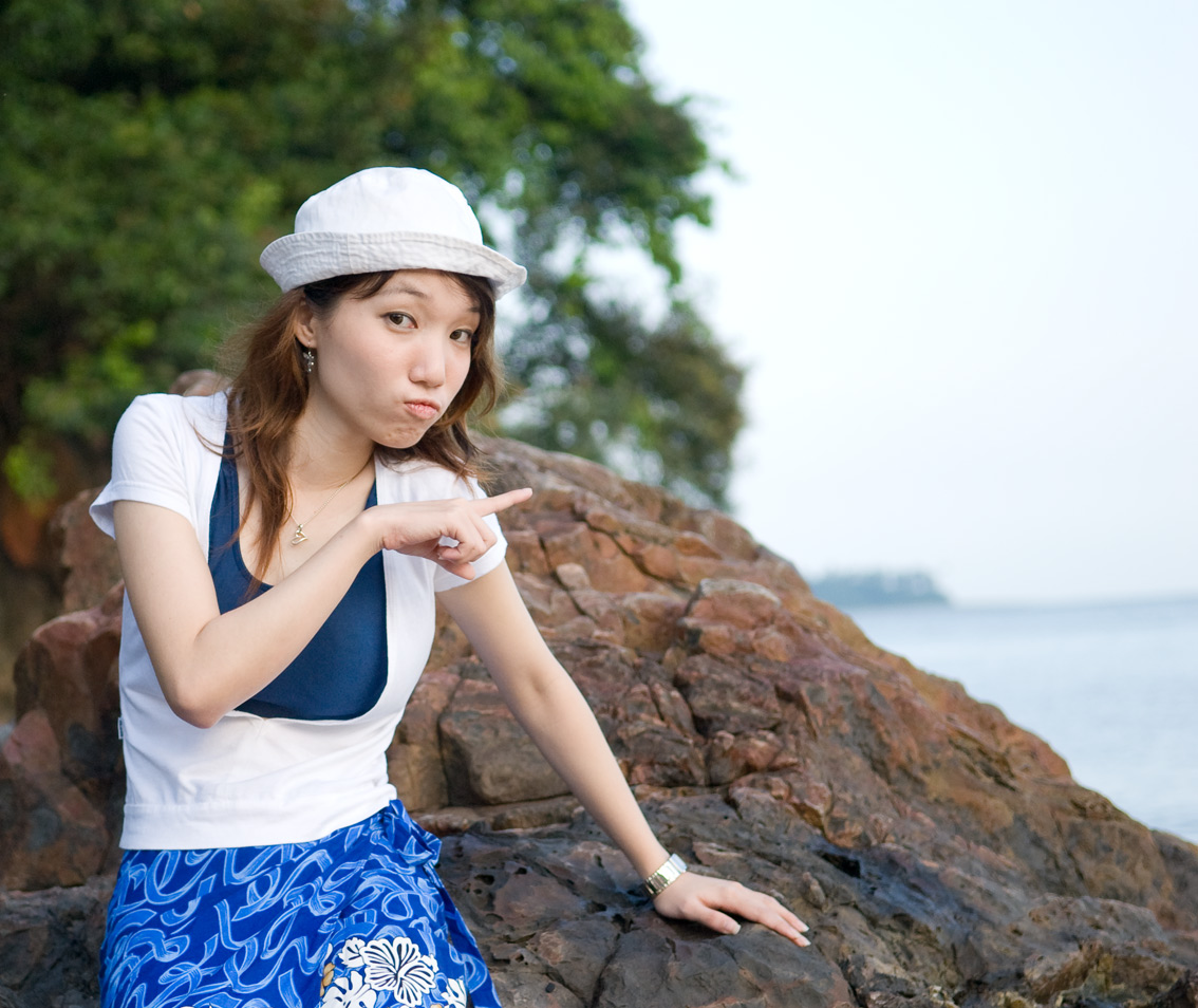 Naomi Tham at Pasir Pandek: On rock pointing