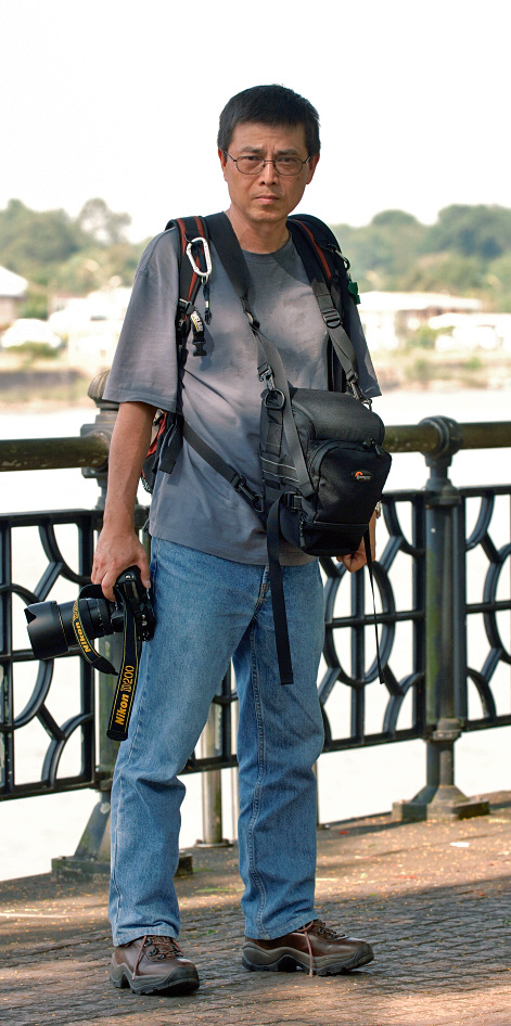 Photo of Clem Kuek at the Kuching Waterfront
